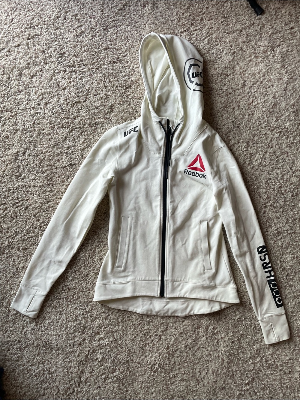 REEBOK Women's UFC Zip-Up Hoodie Size Small